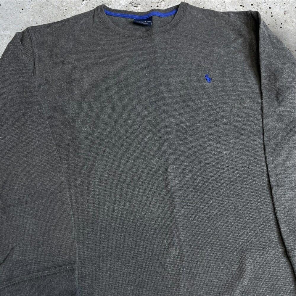 Polo Ralph Lauren‎ 90's Sleepwear Waffle Knit Thermal Shirt Men's Size S